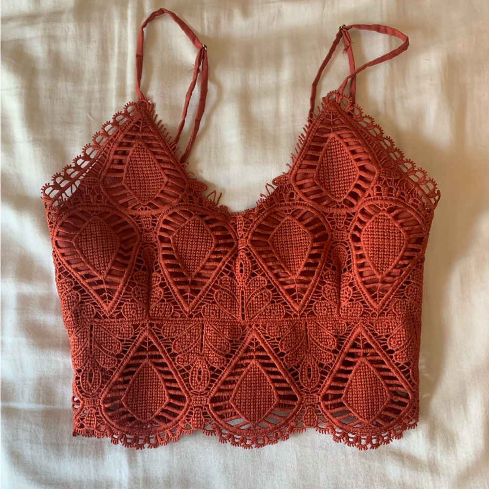 Tilly’s ‘Say What?’ Brand Orange Tank Size Small